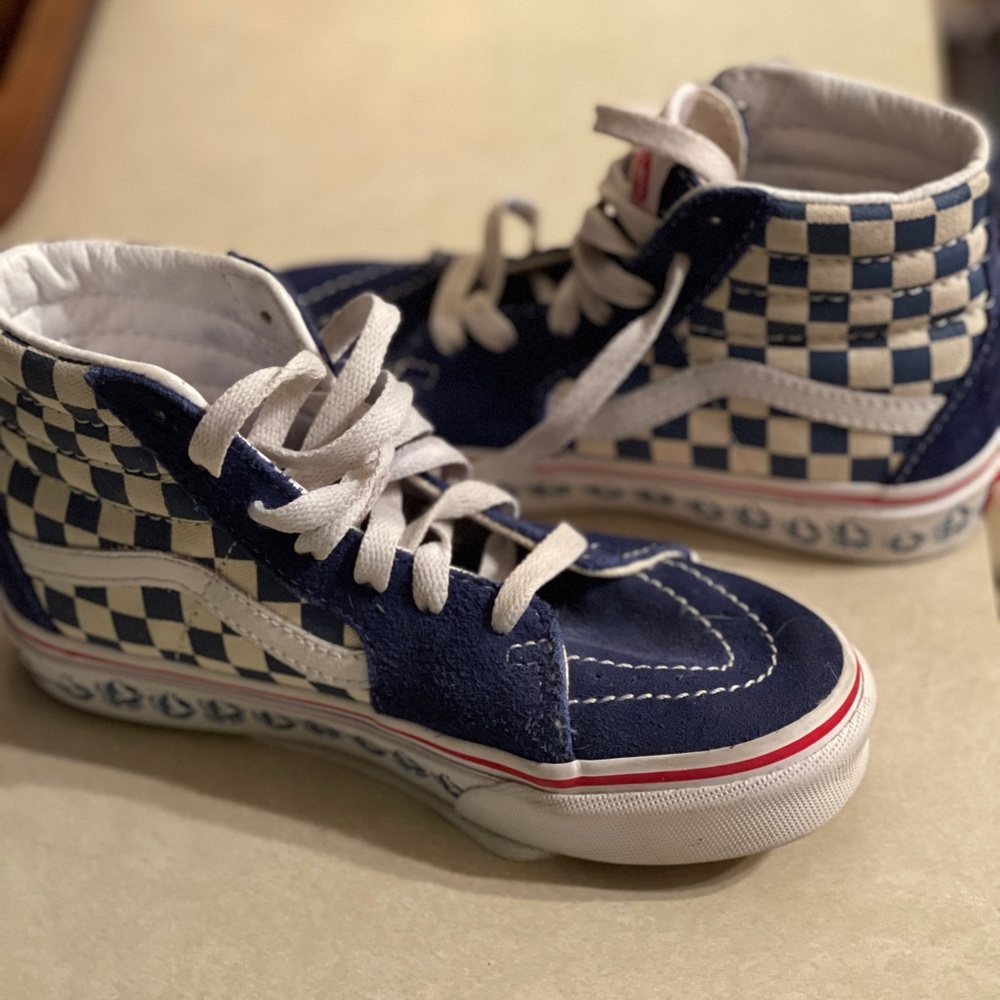 Kids Checkerboard SK8 Vans